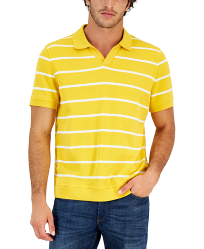 Club Room Men's Yellow T-shirt ABF514(od36)