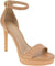 BCBGeneration Women's Beige Nallah Two-Piece Platform High-Heel Dress Sandals | BCBGeneration in Lebanon