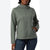 32 Heat Women's Sage Green Hooded Full Zip Softshell Jacket