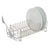 Inter Design Stainless Steel Classico Compact Dish Drainer