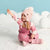 Sinsay Baby Girl's Pink Knit Earflap Beanie