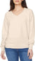 Buffalo David Bitton Women's Cream Super Soft Fleece V-Neck Pullover Sweatshirt