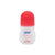 Deodorant roll-on with red cap on a white background