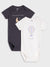 Sinsay Baby Boy's White/Dark Grey Printed Bodysuits 2-Pack | Sinsay In Lebanon