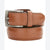 Perry Ellis Portfolio Men's Brown Full Grain Leather Belt