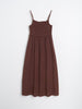 Sinsay Women's Brown Viscose Midi Dress With Straps | Sinsay In Lebanon
