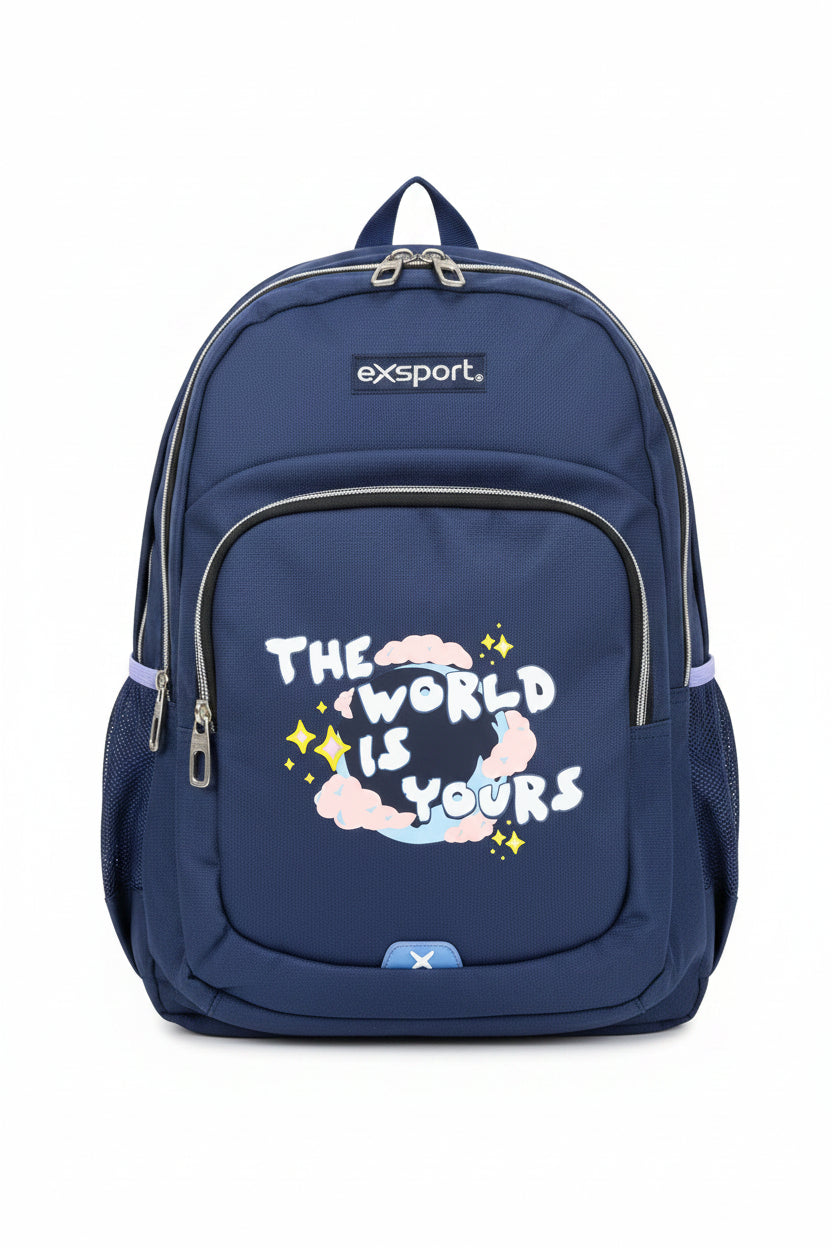 Exsport Backpack Slogan Multiple Comp (SBEXBP2627101)