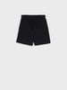 Black shorts on a white background