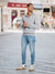 Sinsay Men's Blue Denim Cargo Jeans | Sinsay in Lebanon