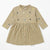 Zara Girl's Khaki Polka Dots Long Sleeves Dress | Zara in Lebanon