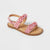 Cat & Jack Girl's Beige Red Loop Closure Sandal's |Cat & Jack in Lebanon