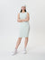 Sinsay Women's Pale Green Rib Knit Midi Dress | Sinsay In Lebanon