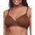 Warner's Women's Dark Brown Wireless Comfort Bra