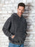 Sinsay Men's Washed Black Sports Hoodie | Sinsay In Lebanon