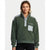 RVCA Women's Dark Green Sherpa Fleece Pullover Sweatshirt