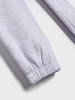 Light gray sweatpants on a white background