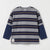 Zara Boy's Grey & Navy Multi-Layer Striped Blouse | Zara In Lebanon