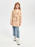 Sinsay Girl's Beige Double Breasted Trench Coat