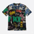 Zara Boy's Multicolor All Over Printed Crew Neck T-Shirts | Zara In Lebanon
