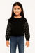 Boboli Girl's Black Long-Sleeve Blouse| Boboli in Lebanon