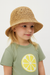 Reserved Girl's Nude Straw Bucket Hat | Reserved In Lebanon
