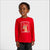 Cat & Jack Boy's Red Long Sleeve Postage Reindeer Graphic Blouse | Cat & Jack In Lebanon