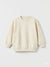 Zara Girl's Cream Plain Sweatshirt| Zara In Lebanon