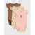Sinsay Baby Girl's Beige & Pink & Brown Short Sleeve Printed 3 Pack Bodysuits