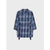 Sinsay Girl's Multicolor Plaid Button-Down Belted Dress