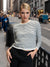 Sinsay Women's Black & White Ribbed Striped Cardigan|Sinsay In Lebanon