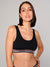 Sinsay Women's Black Ribbed Wide Strap Bra | Sinsay In Lebanon