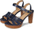 Lauren Ralph Lauren Women's Navy Soffia Burnished Leather Sandals | Lauren Ralph Lauren in Lebanon