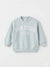 Zara Girl's Light Blue Printed Sweatshirt | Zara In Lebanon
