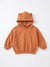 Zara Baby Boy's Peach Hooded Sweatshirt | Zara In Lebanon