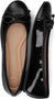 Journee Collection Women's Black Kaiah Ballet Dress Flats with Bow Cushioned Slip Flats | Journee Collection in Lebanon
