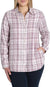 Jachs Girlfriend Women's Purple Super Soft Feel Flannel Shirt