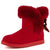 Juicy Couture Women's Red Slip On Winter Snow Boots