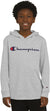 Champion Boy's Grey Chest Logo Hooded Blouse | Champion In Lebanon