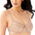 Bali Women's Beige Lace Desire Underwire Full-Coverage Bra