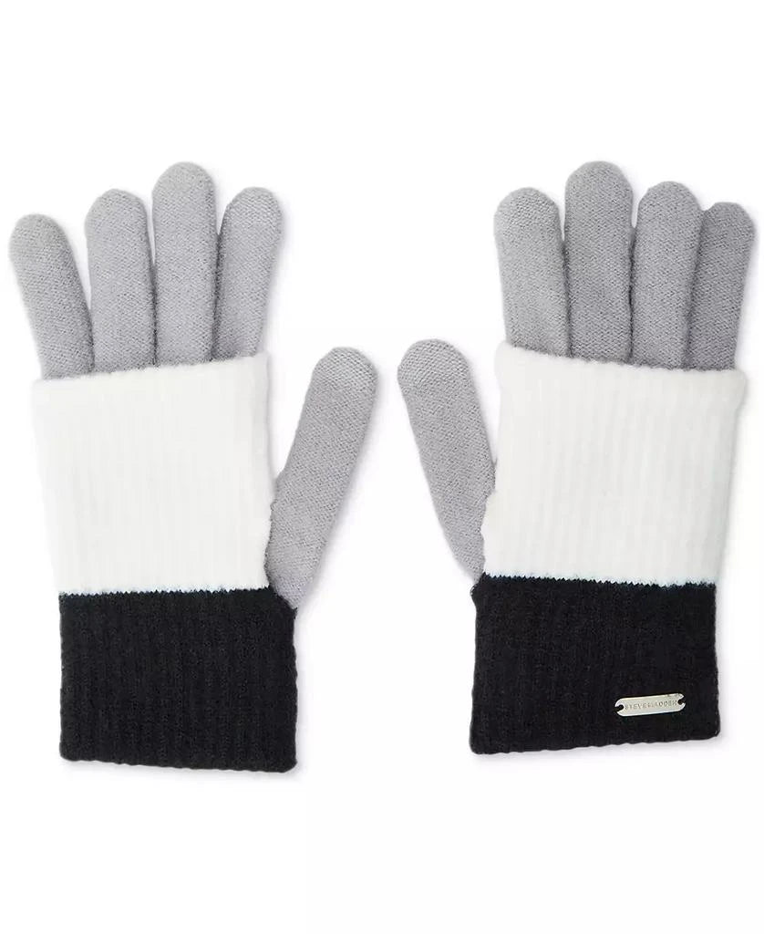 Steve Madden Women'sBlack Colored -Blocked Long Cuff Magic Gloves | Steve Madden in Lebanon