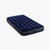 An Intex inflatable camping air mattress in navy blue, shown inflated on a clean white background.