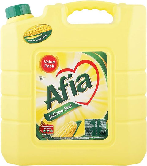 Afia Pure Corn Oil 9L