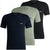 Boss Men's Multicolor 3 Pack Crewneck Short-Sleeve With Small Chest Logo T-Shirts