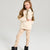 Sinsay Girl's Beige Graphic All Over Printed Leggings