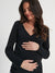 Sinsay Women's Black Maternity Long Sleeve V-Neck Blouse|Sinsay In Lebanon