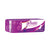 Packaging of Private brand natural cotton maxi night pads with 9 pads inside. The packaging is purple with a butterfly graphic and product information.