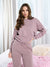 Sinsay Women's Dusty Rose Pullover Ribbed Edges Sweatshirt|Sinsay In Lebanon