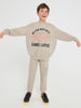 Sinsay Boy's Beige Long Sleeve Printed Sweatshirt | Sinsay In Lebanon