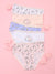 Sinsay Baby Girl's White, Purple, Pink 5-Pack Panties | Sinsay In Lebanon