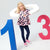 Sinsay Girl's Pink & Navy Long Sleeve Crew Neck 2-Piece Set